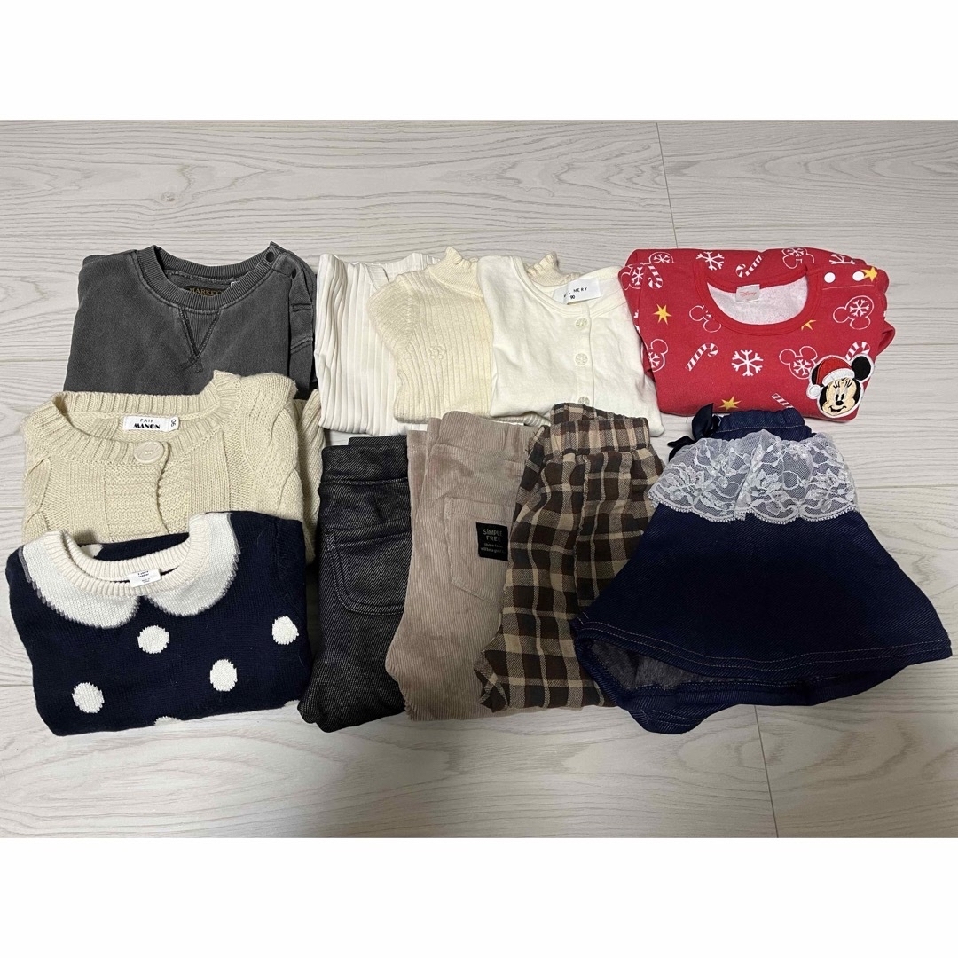 petit main(プティマイン)の90〜95サイズまとめ売り　11点❤️ キッズ/ベビー/マタニティのキッズ服女の子用(90cm~)(その他)の商品写真