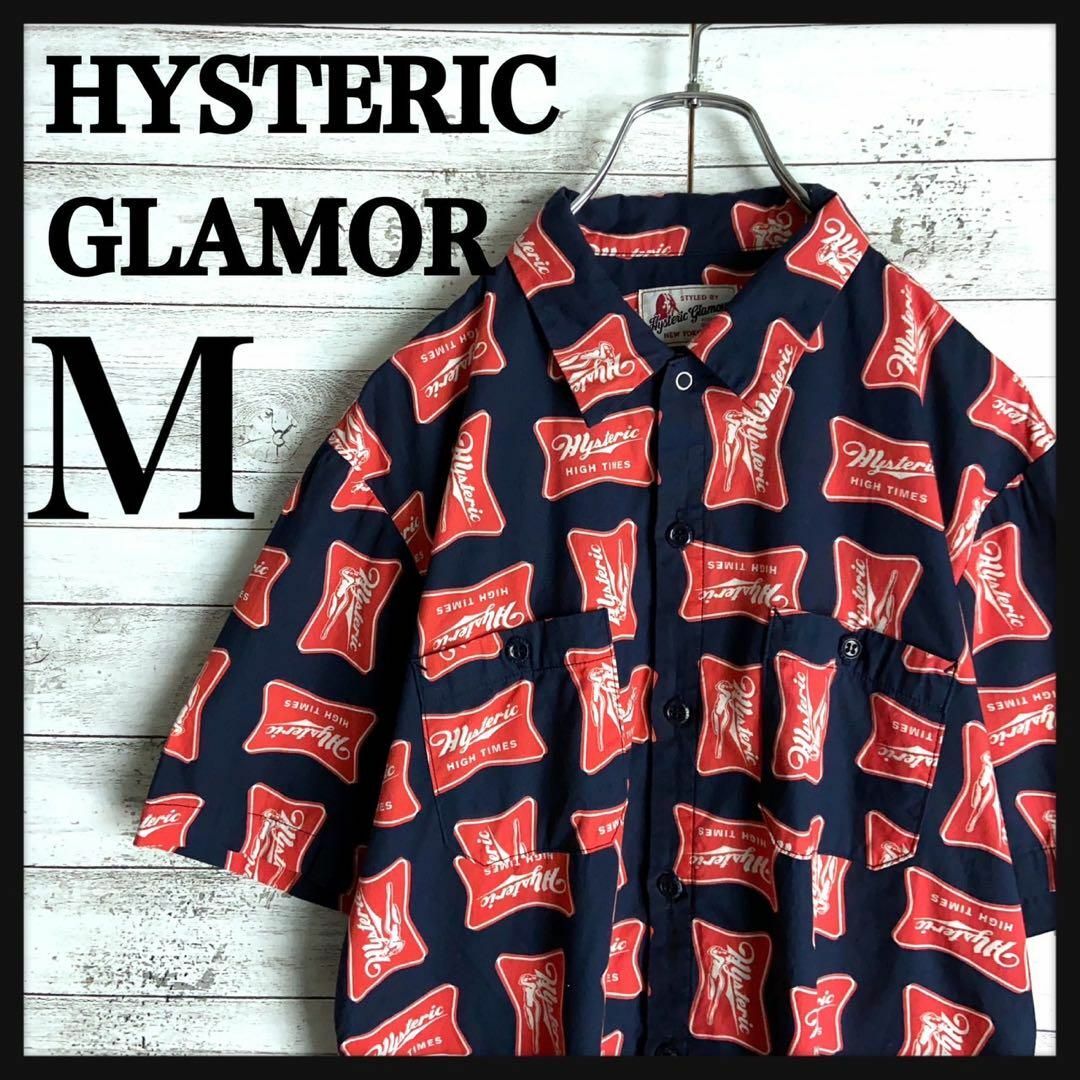 HYSTERIC GLAMOUR(ヒステリックグラマー)の8934【希少デザイン】ヒステリックグラマー☆総柄デザインアロハシャツ　美品 その他のその他(その他)の商品写真