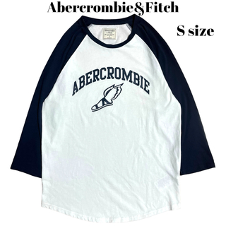 アバクロンビーアンドフィッチ(Abercrombie&Fitch)のAbercrombie&Fitch ラグランT ビッグプリント パンク Y2K(Tシャツ/カットソー(七分/長袖))