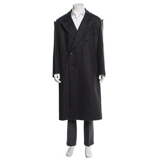 マルタンマルジェラ(Maison Martin Margiela)のMaison Margiela ① オープンショルダー ウールロングコート(チェスターコート)