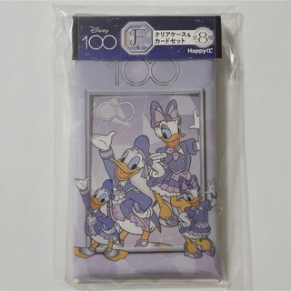ディズニー(Disney)のディズニー100周年　happyくじ　クリアケース&カードセット(キャラクターグッズ)