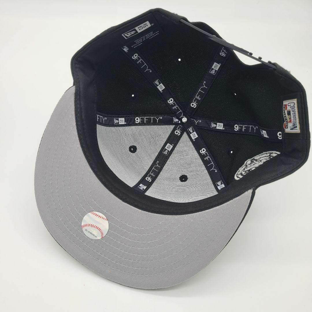 NEW ERA(ニューエラー)の逆ロゴ 9FIFTY 黒 ブラック ドジャース ニューエラ キャップ LA 限定 メンズの帽子(キャップ)の商品写真