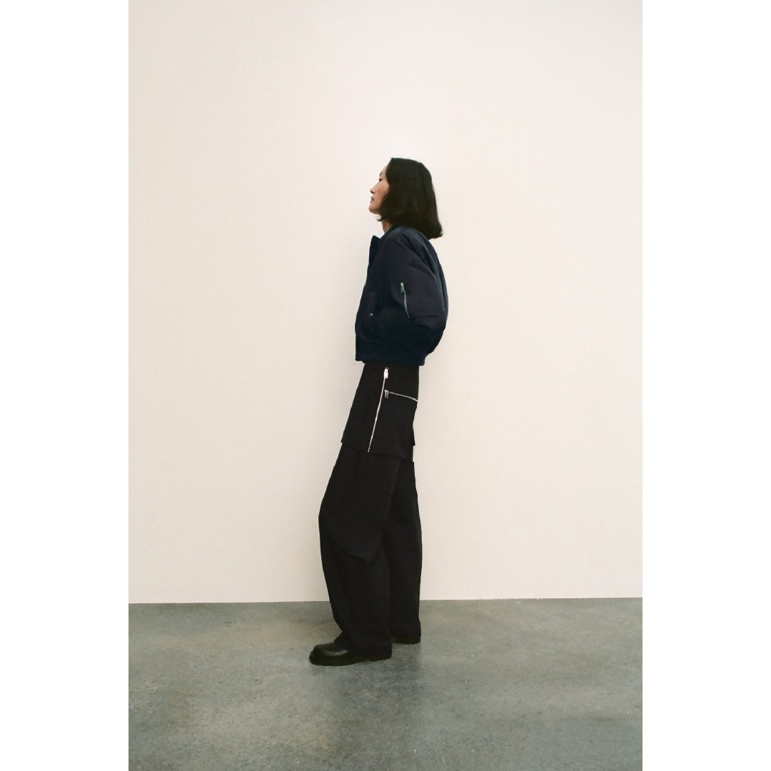 ZARA - ZARA ZW COLLECTION ショート ボンバージャケット S ZARA - ZARA ZW COLLECTION ショート ボンバージャケット S