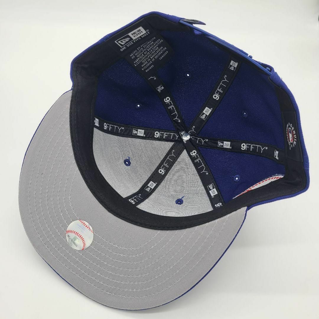 NEW ERA(ニューエラー)の逆ロゴ 9FIFTY 青 ブルー ドジャース ニューエラ キャップ LA 限定 メンズの帽子(キャップ)の商品写真