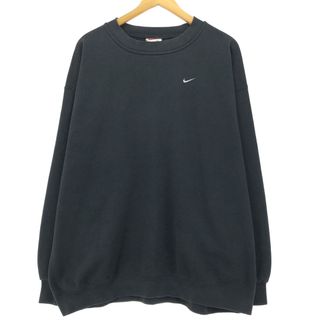 ナイキ(NIKE)の古着 90年代 ナイキ NIKE ワンポイントロゴスウェットシャツ トレーナー USA製 メンズXL ヴィンテージ /eaa423216(スウェット)