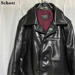 schott - FRAGMENT SCHOTTワンスターレザーライダースジャケット36藤原 ...