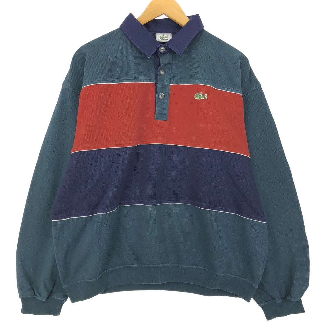 LACOSTE(ラコステ)の古着 ラコステ LACOSTE 長袖 ポロシャツ 5 メンズL /eaa424494 メンズのトップス(ポロシャツ)の商品写真