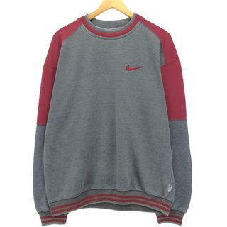 ナイキ(NIKE)の古着 90年代 ナイキ NIKE ワンポイントロゴスウェットシャツ トレーナー メンズM ヴィンテージ /eaa423222(スウェット)