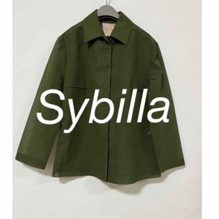 シビラ(Sybilla)のシビラ シャツジャケット 七分袖　ブラウス　トップス 40 Sybilla (その他)