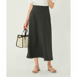 ユナイテッドアローズグリーンレーベルリラクシング(UNITED ARROWS green label relaxing)の【DK.GRAY】ドライタッチ ツイード マーメイド スカート -ウォッシャブル・防シワ-(ロングスカート)