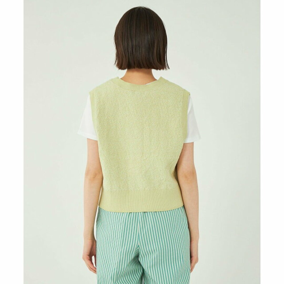 UNITED ARROWS green label relaxing(ユナイテッドアローズグリーンレーベルリラクシング)の【LIME】【FREE】リンクス ツイード ベスト -ウォッシャブル- レディースのトップス(ベスト/ジレ)の商品写真