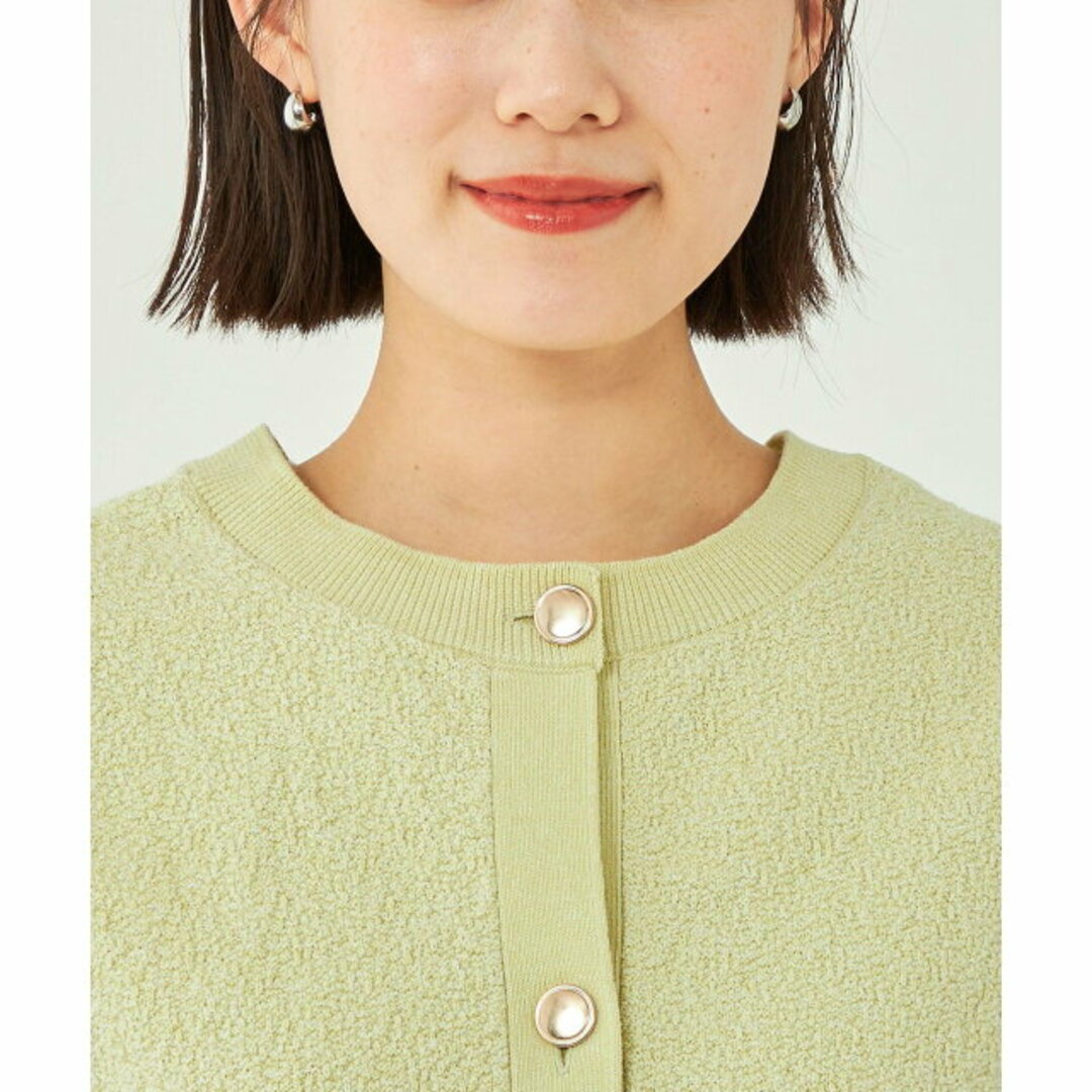 UNITED ARROWS green label relaxing(ユナイテッドアローズグリーンレーベルリラクシング)の【LIME】リンクス ツイード ベスト -ウォッシャブル- レディースのトップス(ベスト/ジレ)の商品写真