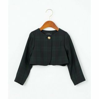 UNITED ARROWS green label relaxing - 【DK.GREEN】T/W ブラックウォッチ ボレロ