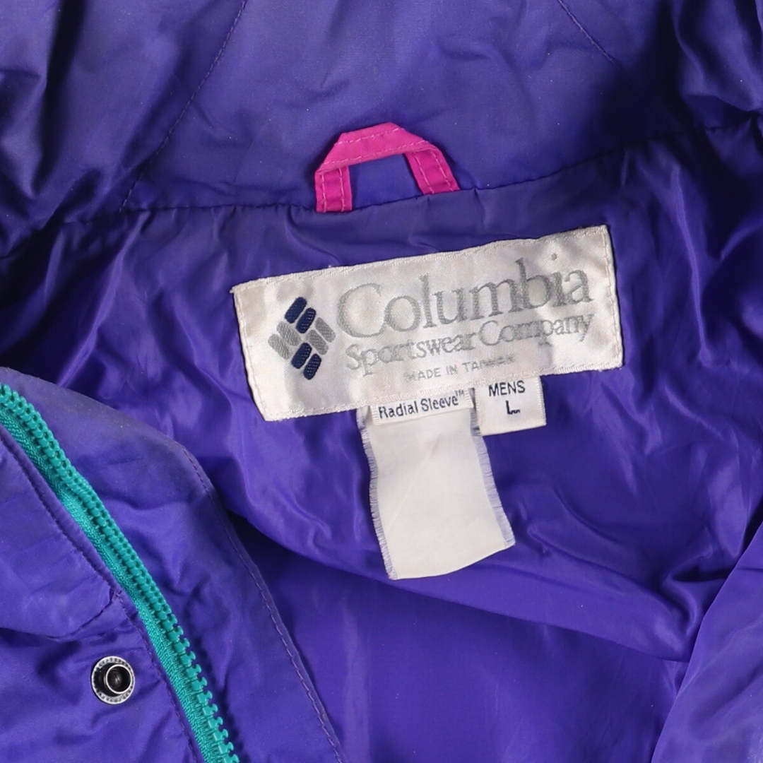 Columbia(コロンビア)の古着 90年代 コロンビア Columbia 白タグ マウンテンジャケット シェルジャケット メンズL ヴィンテージ /eaa426009 メンズのジャケット/アウター(マウンテンパーカー)の商品写真