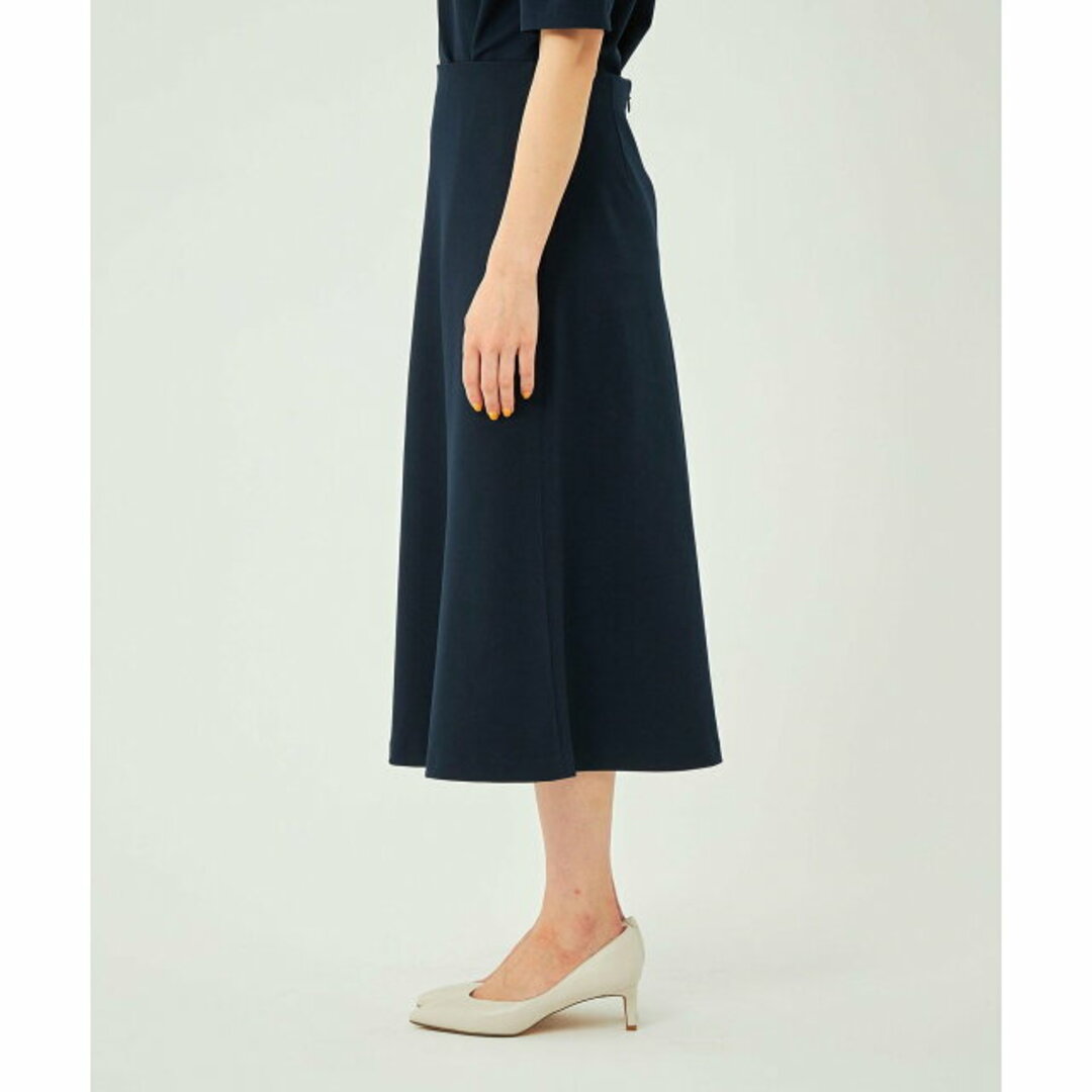 UNITED ARROWS green label relaxing(ユナイテッドアローズグリーンレーベルリラクシング)の【NAVY】【S(36)】<MAKE BETTER THINGS>コラボ フィット フレア スカート レディースのスカート(ひざ丈スカート)の商品写真