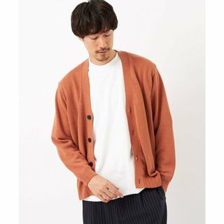 ユナイテッドアローズグリーンレーベルリラクシング(UNITED ARROWS green label relaxing)の【ORANGE】コットン シルク ペーパー カーディガン -ウォッシャブル-(その他)