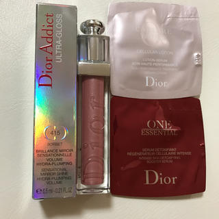 ディオール(Dior)の今月発売新色☆ディオールのアディクトグロス415 美容液と化粧水サンプル付(リップグロス)