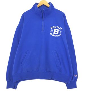 チャンピオン(Champion)の古着 チャンピオン Champion ECO ハーフジップスウェットシャツ トレーナー メンズXXL /eaa379227(スウェット)