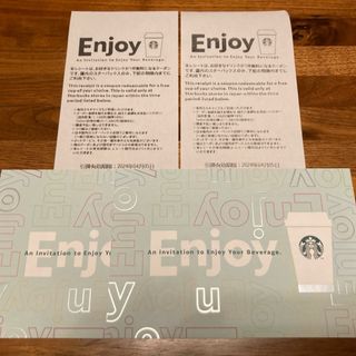 スターバックスコーヒー(Starbucks Coffee)のスタバ スターバックス ドリチケ ドリンクチケット 4枚(フード/ドリンク券)