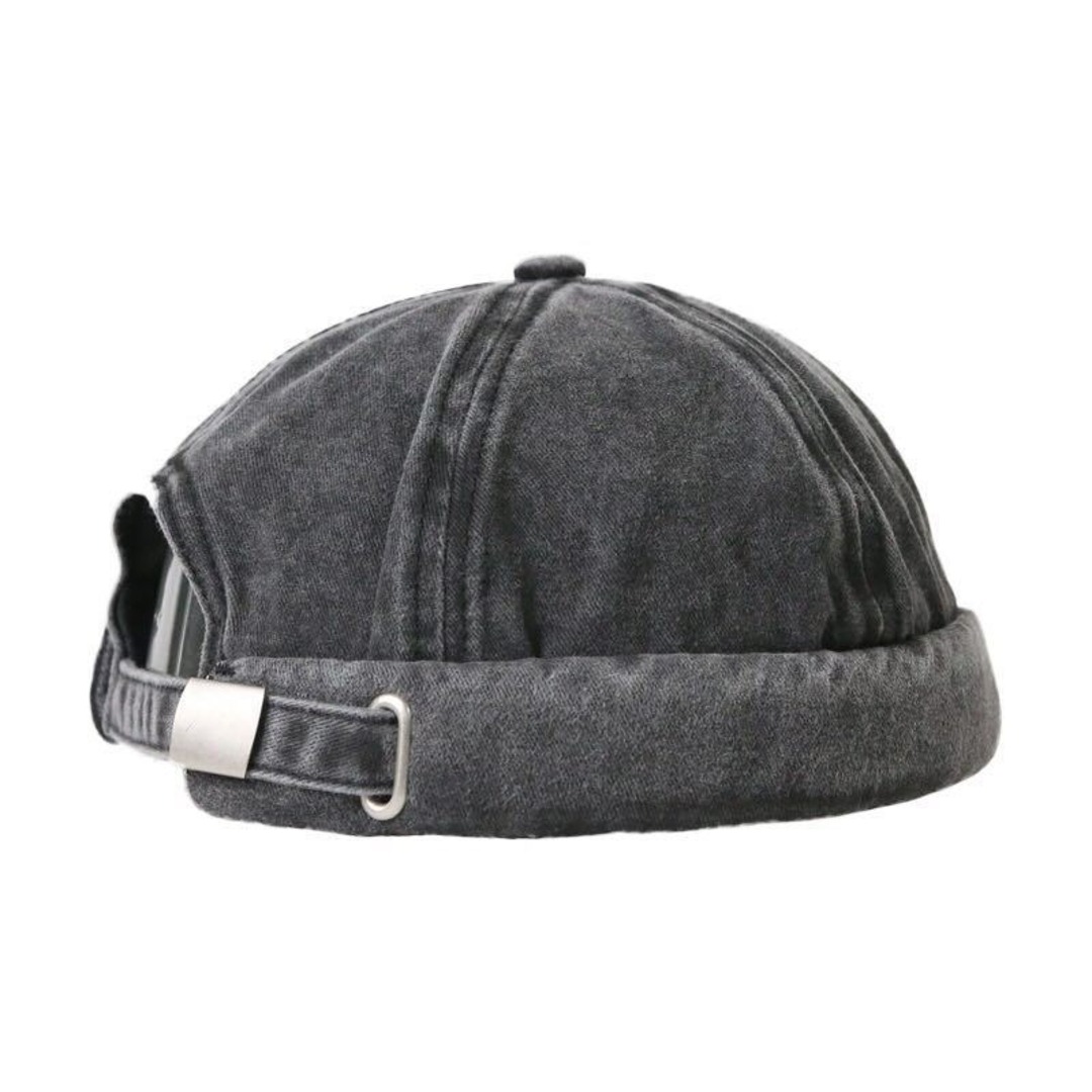 【人気】グレー　灰色　韓国　帽子　メロンハット　フィッシャーマン　キャップ　 メンズの帽子(ハンチング/ベレー帽)の商品写真