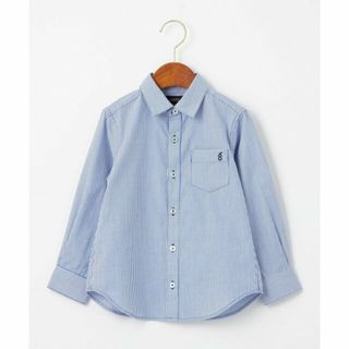 ユナイテッドアローズグリーンレーベルリラクシング(UNITED ARROWS green label relaxing)の【COBALT】TJ ストライプシャツ ロングスリーブ 110-130cm(ブラウス)