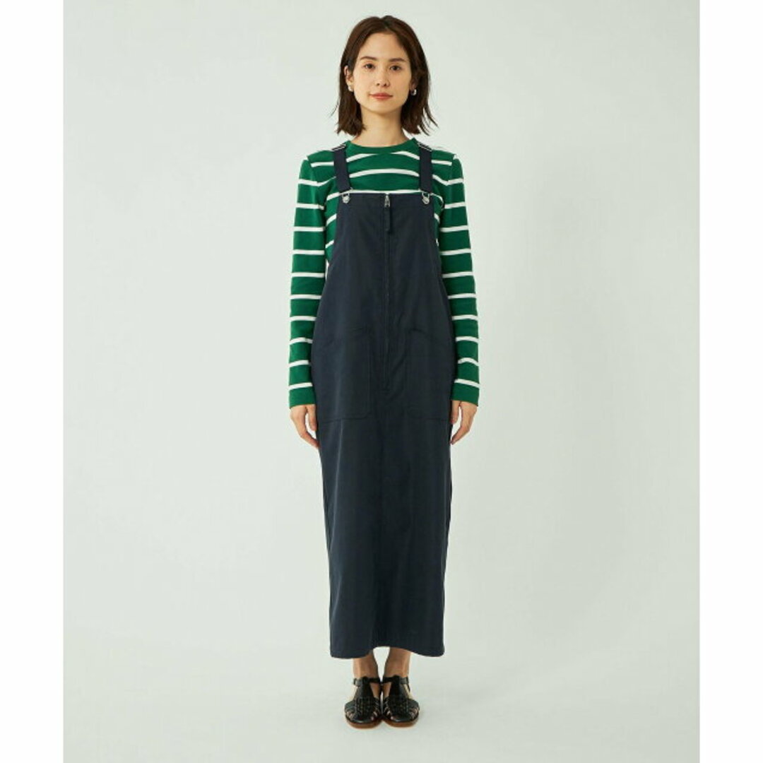 UNITED ARROWS green label relaxing(ユナイテッドアローズグリーンレーベルリラクシング)の【NAVY】<MFG> サロペット スカート レディースのワンピース(ロングワンピース/マキシワンピース)の商品写真