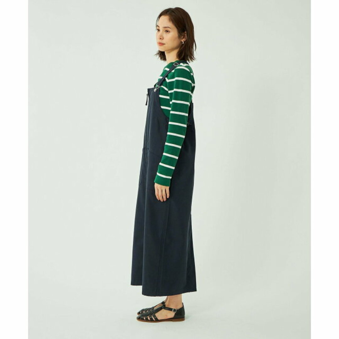 UNITED ARROWS green label relaxing(ユナイテッドアローズグリーンレーベルリラクシング)の【NAVY】<MFG> サロペット スカート レディースのワンピース(ロングワンピース/マキシワンピース)の商品写真