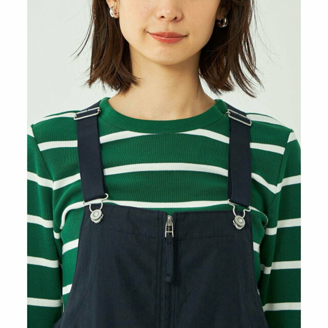 UNITED ARROWS green label relaxing(ユナイテッドアローズグリーンレーベルリラクシング)の【NAVY】<MFG> サロペット スカート レディースのワンピース(ロングワンピース/マキシワンピース)の商品写真