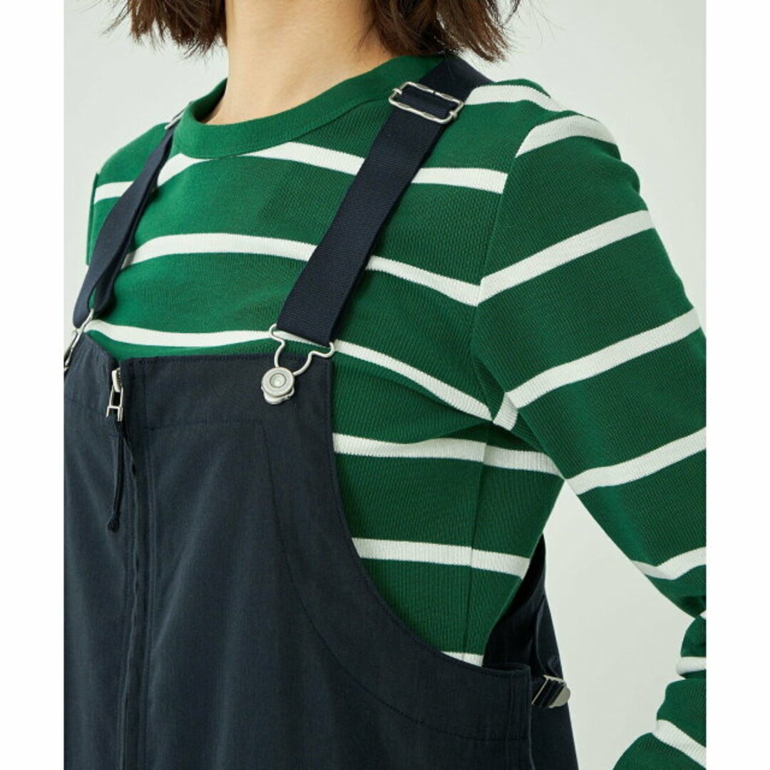 UNITED ARROWS green label relaxing(ユナイテッドアローズグリーンレーベルリラクシング)の【NAVY】<MFG> サロペット スカート レディースのワンピース(ロングワンピース/マキシワンピース)の商品写真