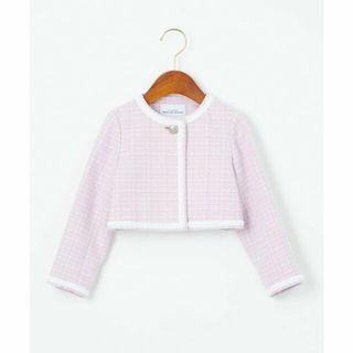 ユナイテッドアローズグリーンレーベルリラクシング(UNITED ARROWS green label relaxing)の【LILAC】ラメツイード ボレロ(ジャケット/上着)