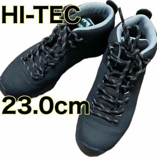 ハイテック(HI-TEC)の[ハイテック] ハイキングシューズ 23.0cm レディース メンズ 黒(スニーカー)