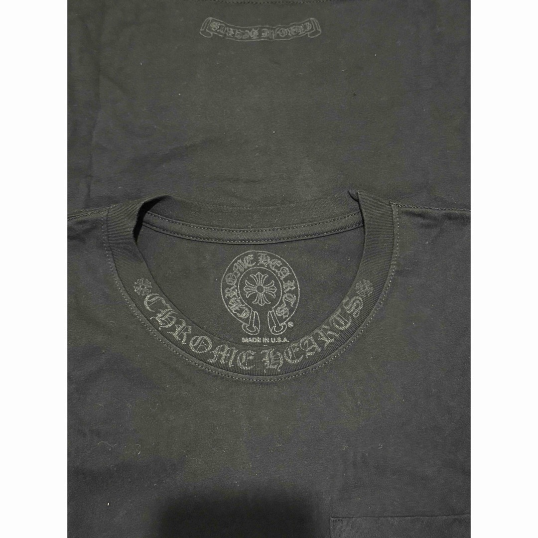 Chrome Hearts(クロムハーツ)のクロムハーツ 新作 ネックロゴ ロングスリーブ Tシャツ ロンT Lサイズ メンズのトップス(Tシャツ/カットソー(七分/長袖))の商品写真