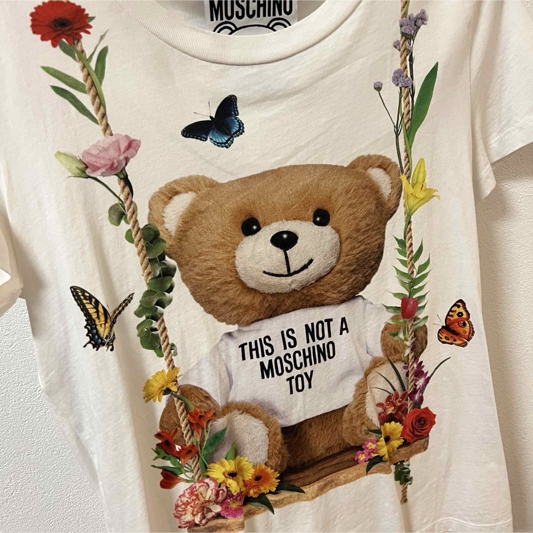 MOSCHINO(モスキーノ)のmoschino モスキーノ テディベア 熊 Tシャツ レディースのトップス(Tシャツ(半袖/袖なし))の商品写真