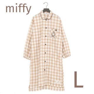 ミッフィー(miffy)のmiffy 長袖ワンピースルームウェア　L(ルームウェア)