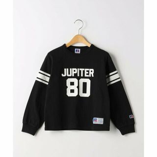 ユナイテッドアローズグリーンレーベルリラクシング(UNITED ARROWS green label relaxing)の【BLACK】【別注】<RUSSELL ATHLETIC>EX JUPITER ロングスリーブ Tシャツ 110cm-130cm(Tシャツ/カットソー)