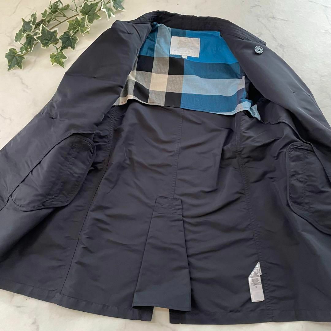 BURBERRY(バーバリー)の✨希少꧁バーバリー チルドレン꧂トレンチコート ブルーチェック 12Y/152 キッズ/ベビー/マタニティのキッズ服女の子用(90cm~)(コート)の商品写真