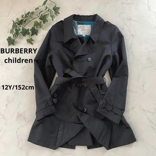 BURBERRY - ✨希少꧁バーバリー チルドレン꧂トレンチコート ブルーチェック 12Y/152