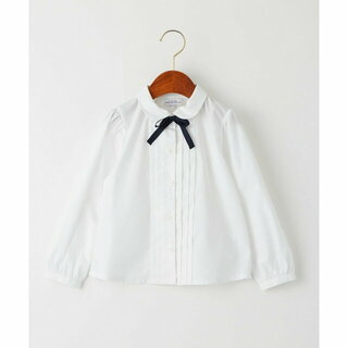UNITED ARROWS green label relaxing - 【WHITE】リボンタック 丸襟 ブラウス