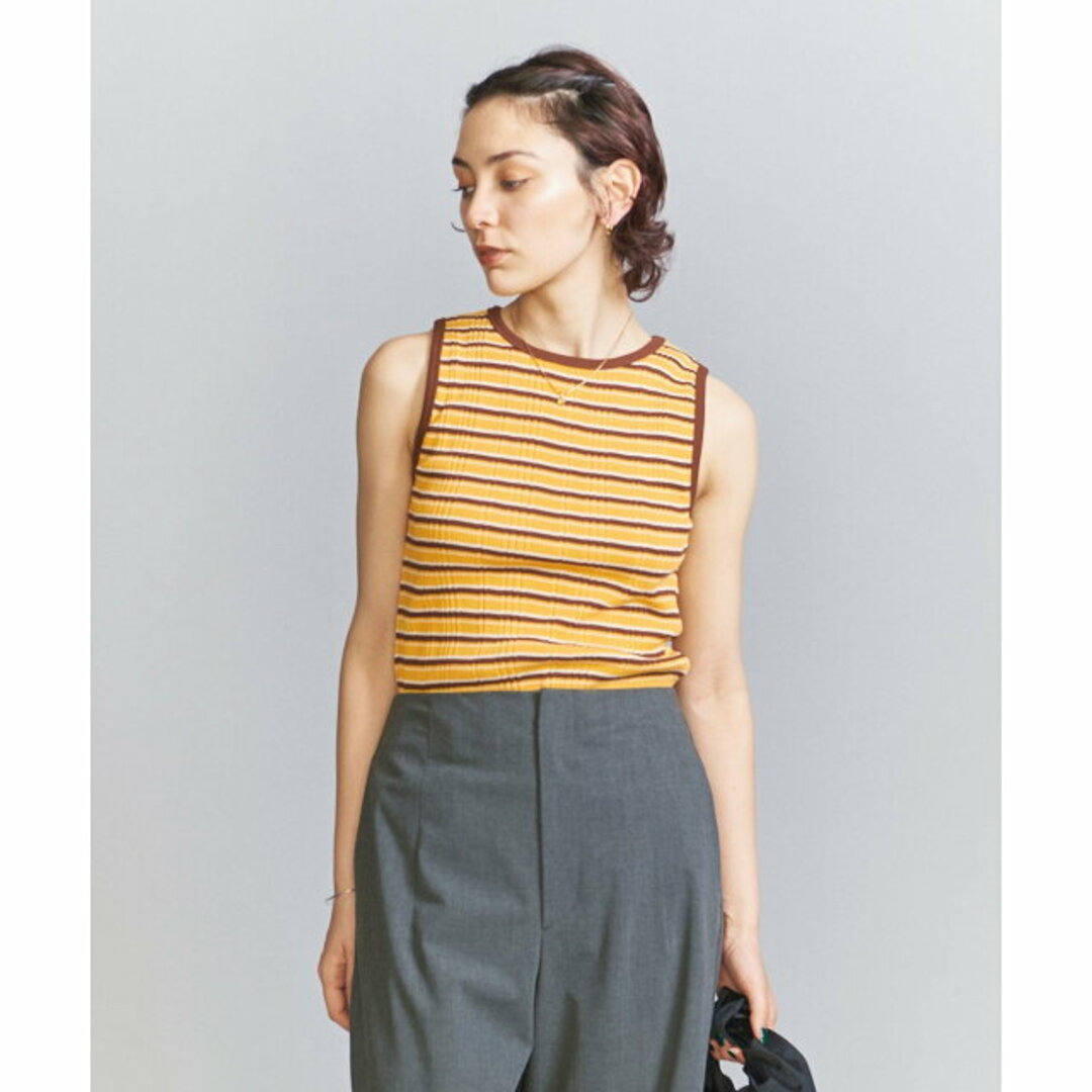 BEAUTY&YOUTH UNITED ARROWS(ビューティアンドユースユナイテッドアローズ)の【YELLOW】【FREE】【別注】<Healthknit>アメリカンスリーブ タンクトップ レディースのトップス(タンクトップ)の商品写真