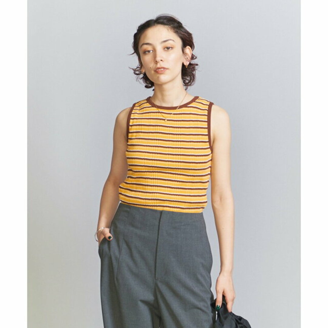 BEAUTY&YOUTH UNITED ARROWS(ビューティアンドユースユナイテッドアローズ)の【YELLOW】【FREE】【別注】<Healthknit>アメリカンスリーブ タンクトップ レディースのトップス(タンクトップ)の商品写真