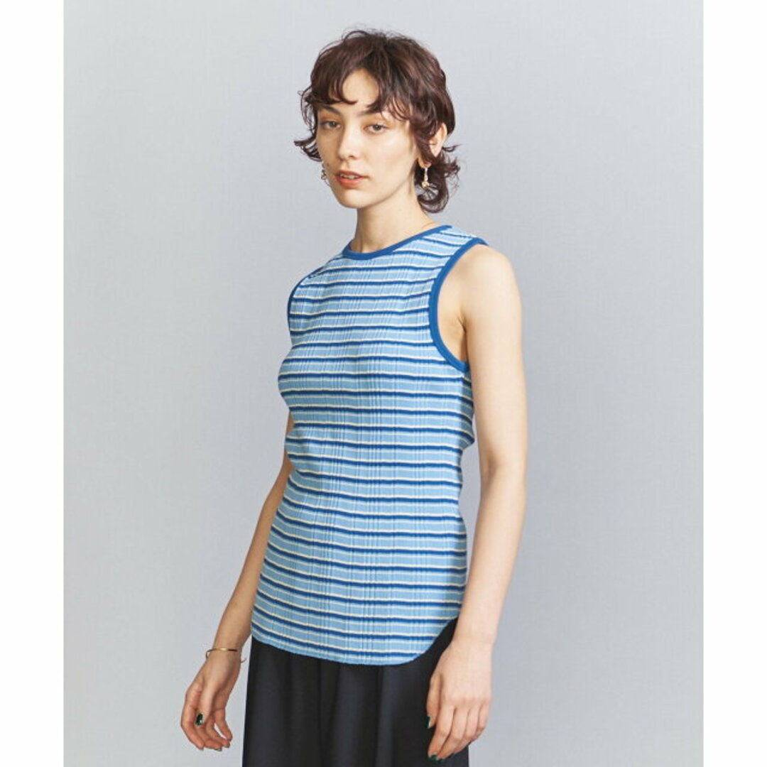 BEAUTY&YOUTH UNITED ARROWS(ビューティアンドユースユナイテッドアローズ)の【LT.BLUE】【別注】<Healthknit>アメリカンスリーブ タンクトップ レディースのトップス(タンクトップ)の商品写真