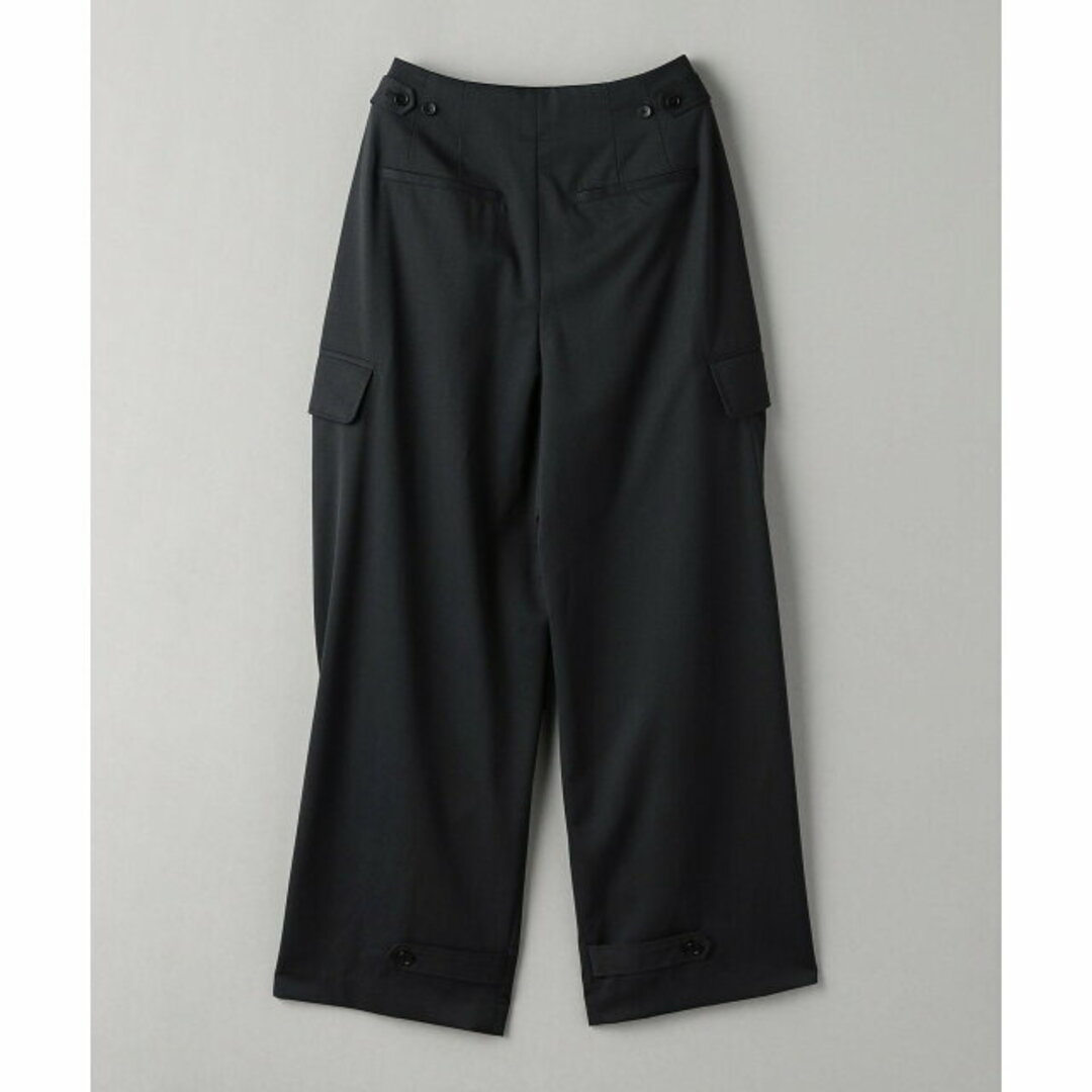 BEAUTY&YOUTH UNITED ARROWS(ビューティアンドユースユナイテッドアローズ)の【NAVY】毛ナイロンブレンド カーゴパンツ レディースのパンツ(ワークパンツ/カーゴパンツ)の商品写真