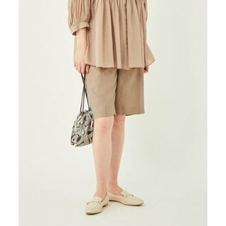 ユナイテッドアローズグリーンレーベルリラクシング(UNITED ARROWS green label relaxing)の【BEIGE】ドライ レーヨンリネン ハーフパンツ -接触冷感-(その他)