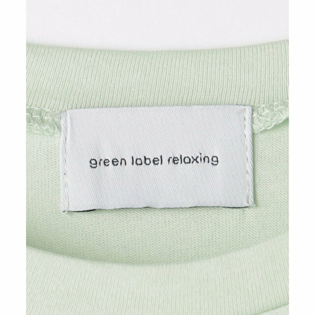 UNITED ARROWS green label relaxing(ユナイテッドアローズグリーンレーベルリラクシング)の【LIME】ジャカード コンビ フレアスリーブ プルオーバー カットソー レディースのトップス(カットソー(長袖/七分))の商品写真