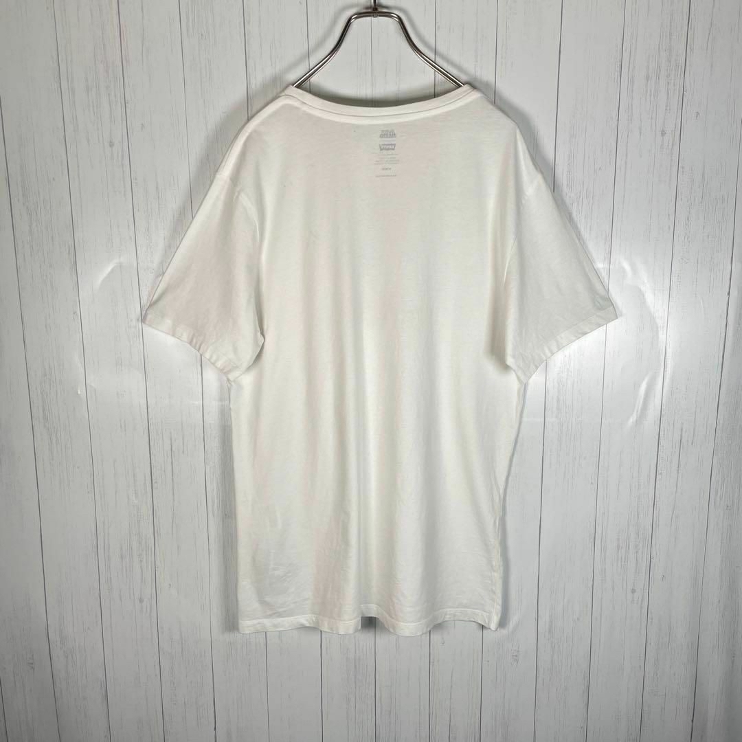 Levi's(リーバイス)の[古着]リーバイス×スーパーマリオ　半袖　Tシャツ　コラボ　ゲーム　US　白 メンズのトップス(Tシャツ/カットソー(半袖/袖なし))の商品写真