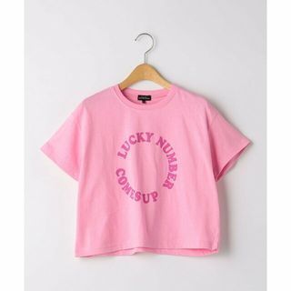 ユナイテッドアローズグリーンレーベルリラクシング(UNITED ARROWS green label relaxing)の【PINK】シンプルメッセージ Tシャツ 100cm-160cm(その他)