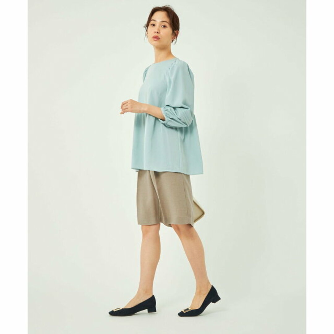 UNITED ARROWS green label relaxing(ユナイテッドアローズグリーンレーベルリラクシング)の【OLIVE】【S(36)】リネンライク ハーフ パンツ -ウォッシャブル・UVカット- ◇No09◇ レディースのパンツ(その他)の商品写真