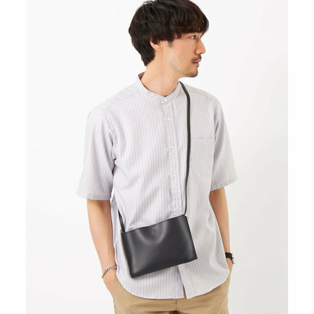 UNITED ARROWS green label relaxing(ユナイテッドアローズグリーンレーベルリラクシング)の【DK.GRAY】【FREE】GLR PVC ショルダーバッグ ヨコ メンズのバッグ(その他)の商品写真