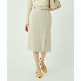 ユナイテッドアローズグリーンレーベルリラクシング(UNITED ARROWS green label relaxing)の【CREAM】スフレット スリット タイト スカート -マシンウォッシャブル・ストレッチ・防シワ- ◇No03◇(その他)