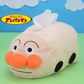 アンパンマン(アンパンマン)の【大人気】それいけ！アンパンマンプレミアムのりものティッシュカバー【匿名配送】(ティッシュボックス)